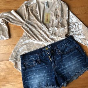 Lucky shorts & American rag top bundle